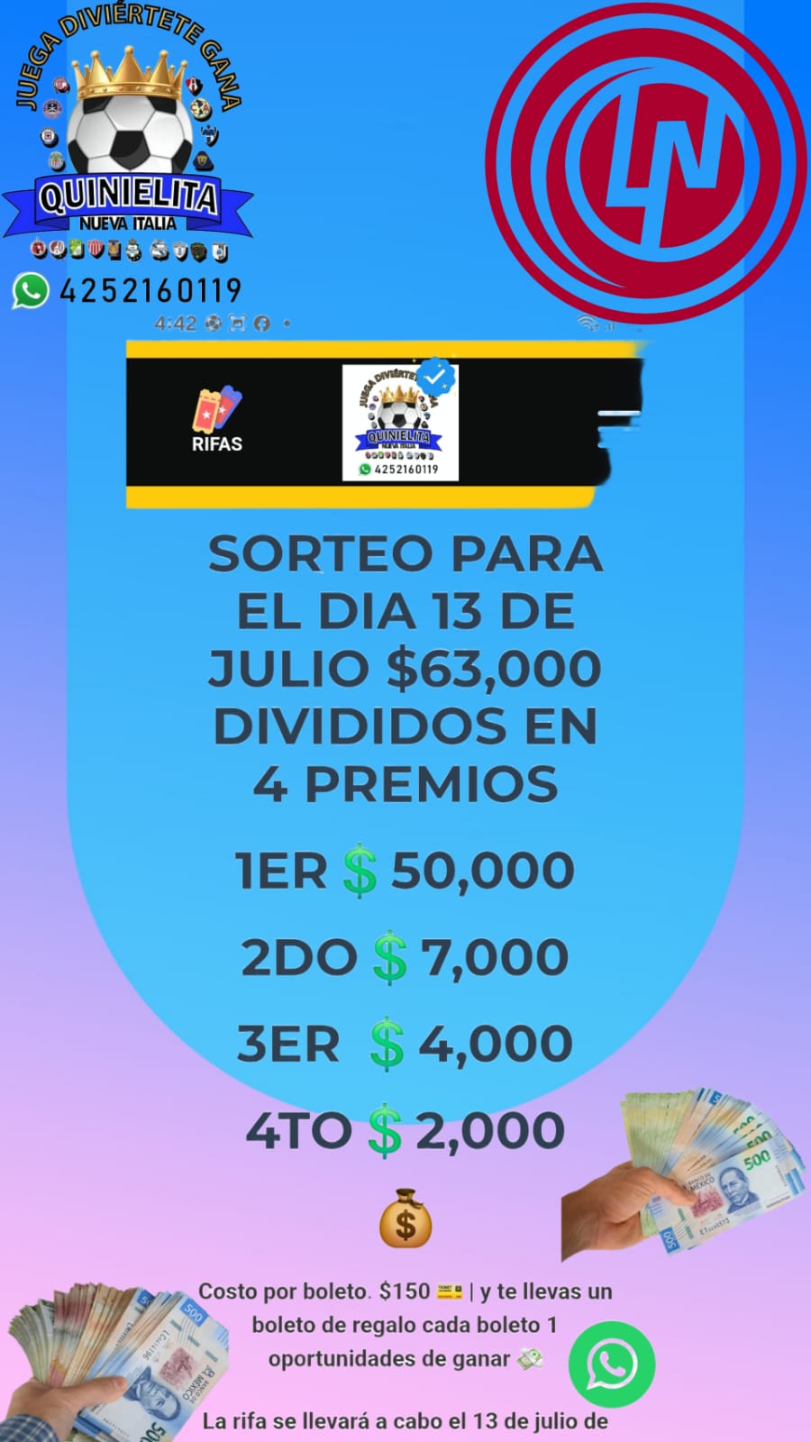 Rifa Quinielita Nueva Italia Rifa Quinielita Nueva Italia